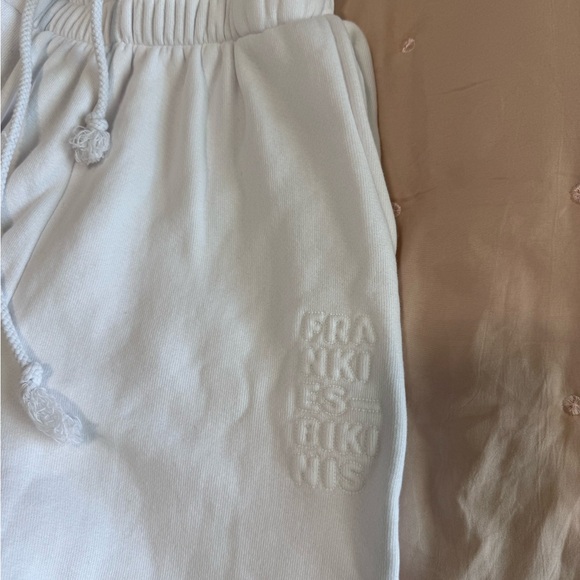 Frankie's Bikinis White Joggers - Picture 5 of 8
